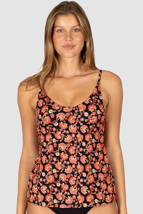 Baku Loose Singlet - Flamenco