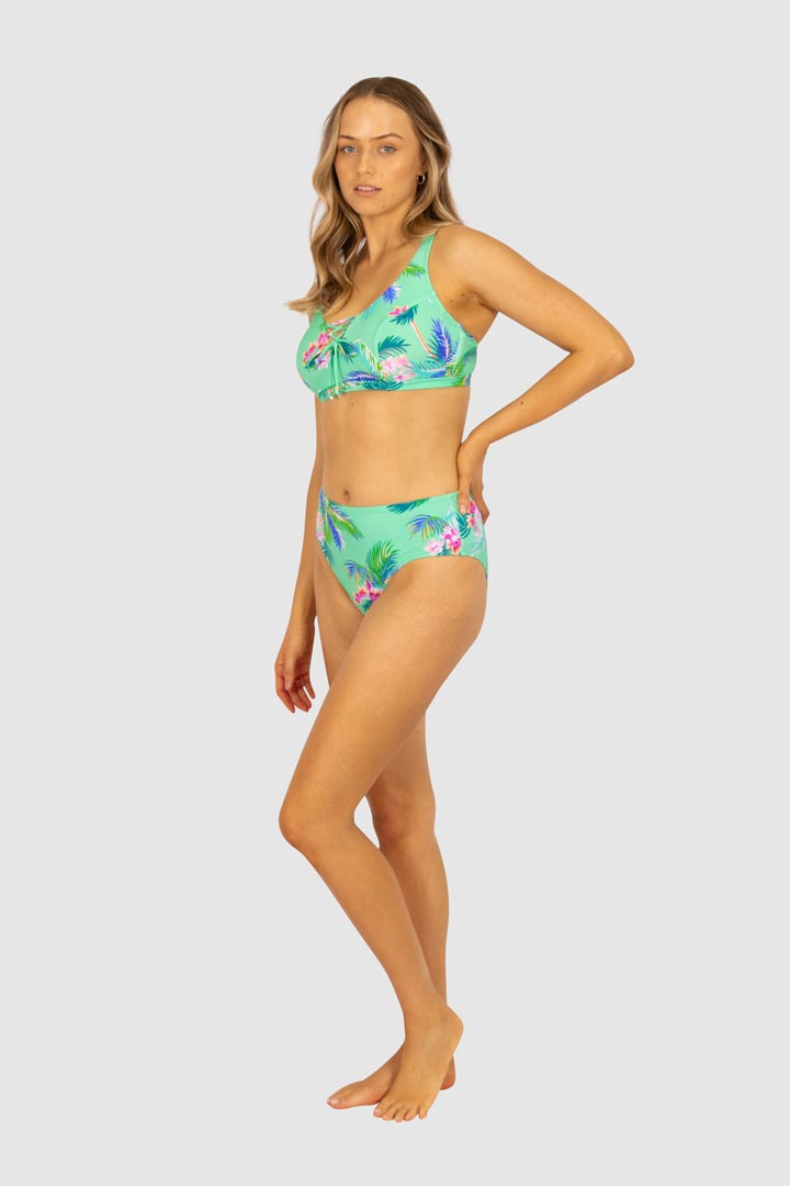 Baku E-G Lace Up Bra - Amalfi