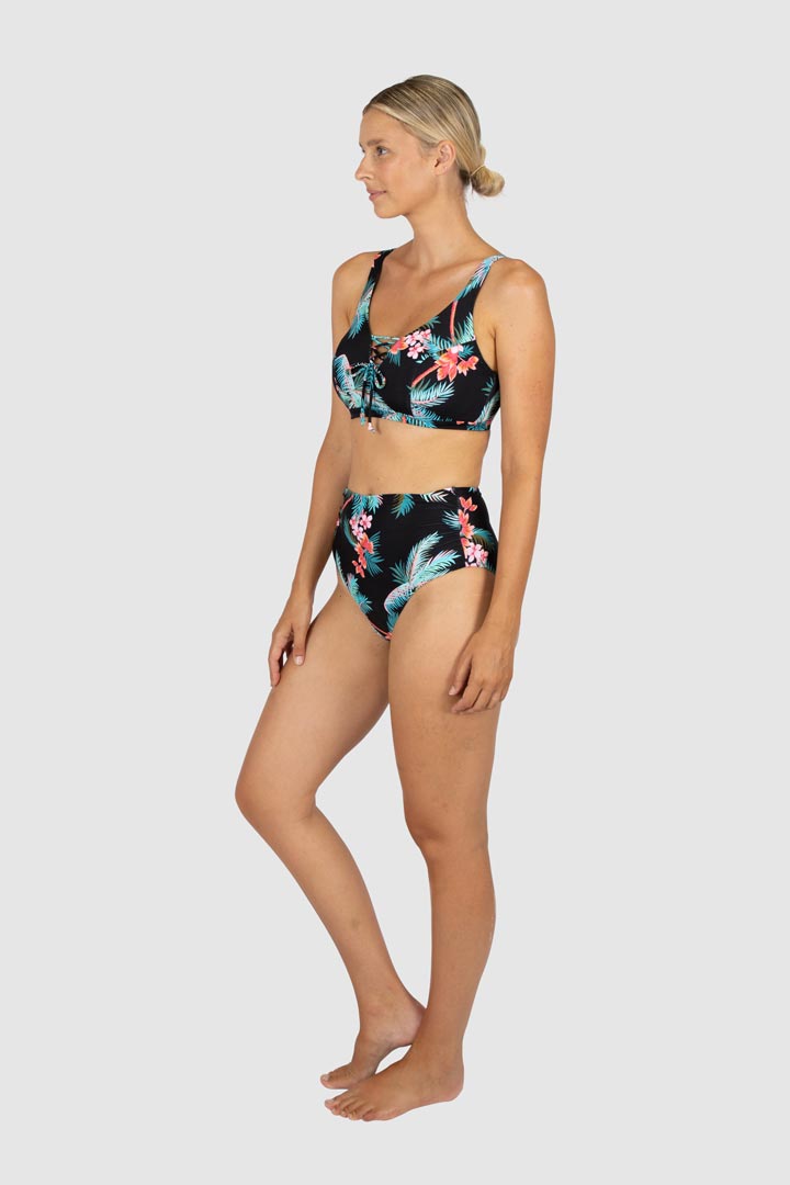 Baku E-G Lace Up Bra - Amalfi