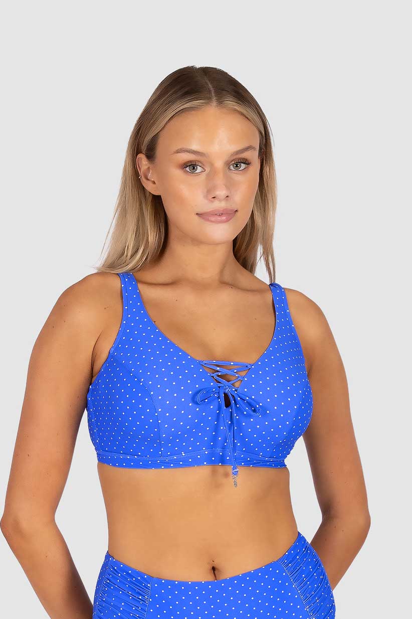 Baku E-G Cup Lace Up Bra - Sundancer