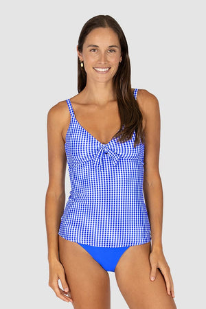 Baku 50s Tie Singlet - Riviera