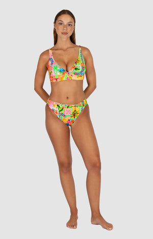 Baku C/D Longline Bra - Sardinia