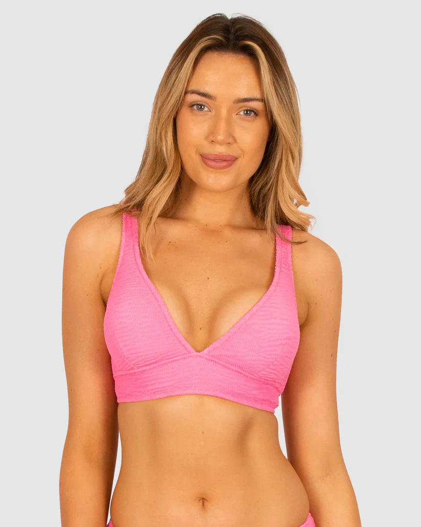 Women's Flamingo Print Sports Bra, SUP, Swim Sports Bra Gym Top