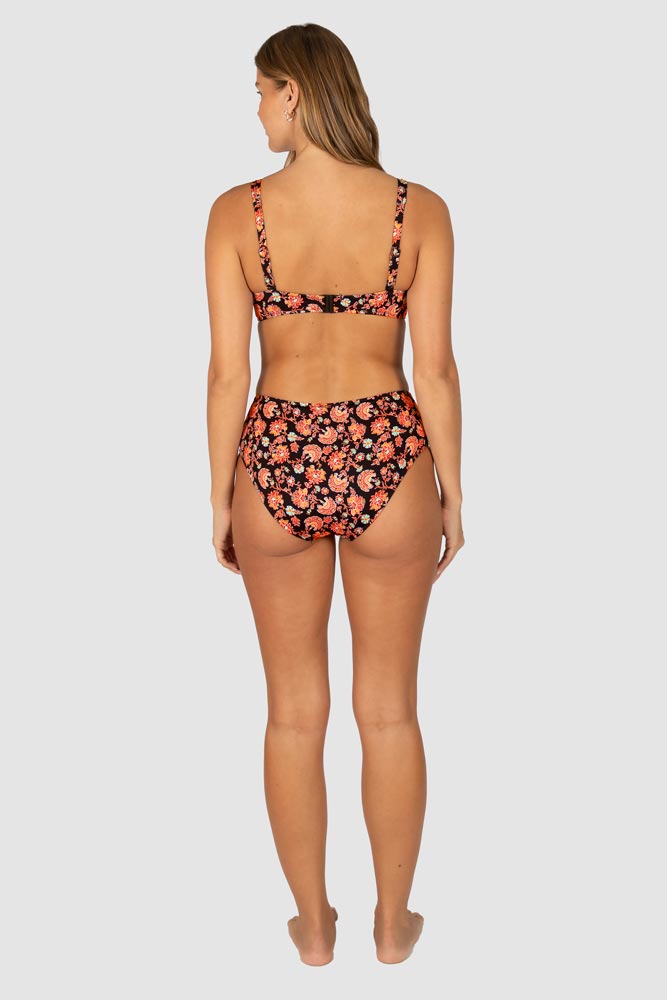 Baku Mid Pant - Flamenco