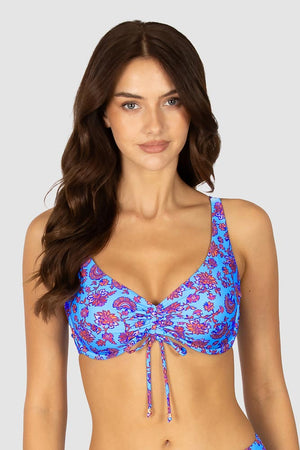 Baku F Cup Tri Bra - Flamenco