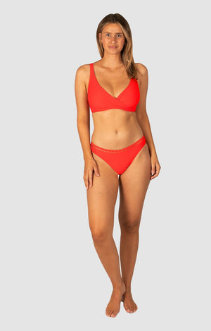 Baku Ladder Lace Regular Pant - Rococco