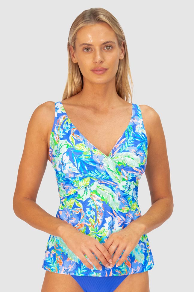 Baku D-E Wrap Singlet - Waimea