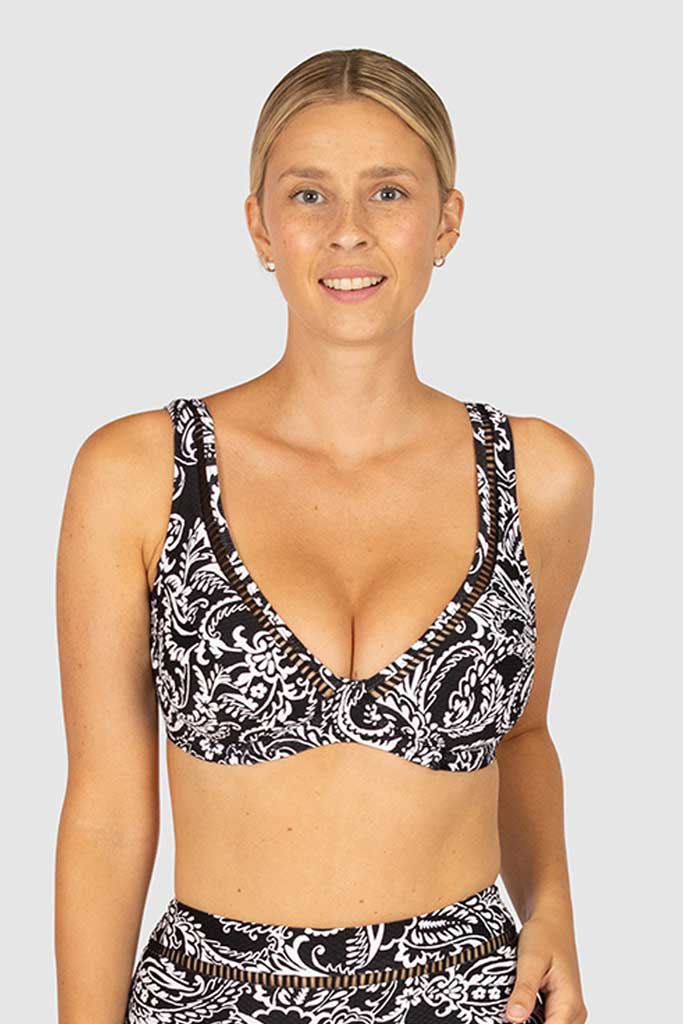 Baku D-E Underwire bra - Santa Cruz
