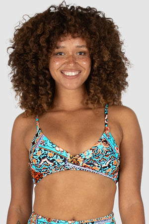 Baku A-C Wrap Bralette - Tulum