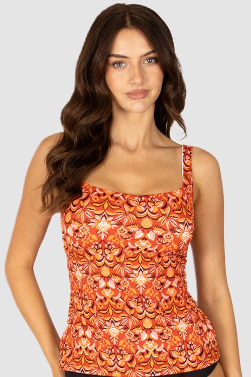 Baku D/E Underwire Square Neck Singlet - Free Spirit