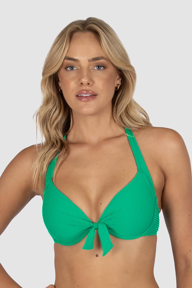 Baku Booster Halter Bra - Positano