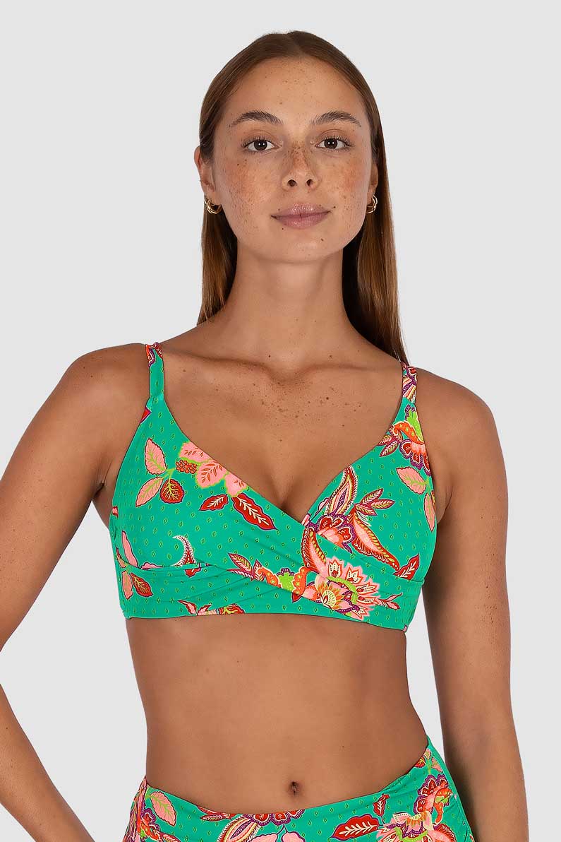 Baku D/E Wrap Underwire Bra - Spice Temple