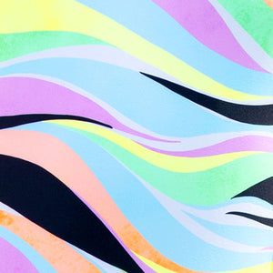 Salty Ink Girls Tri Bikini - Coastal Wave