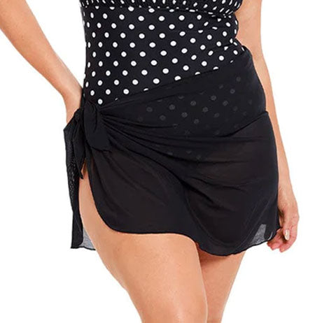 Capriosca Short Mesh Tie Skirt Sarong