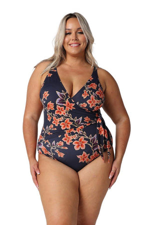 Capriosca Waist Tie One Piece - Bahamas