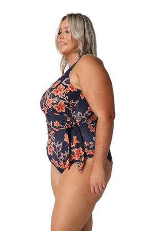 Capriosca Waist Tie One Piece - Bahamas