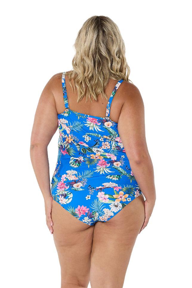 Capriosca Flouncy Tankini Top - Florida