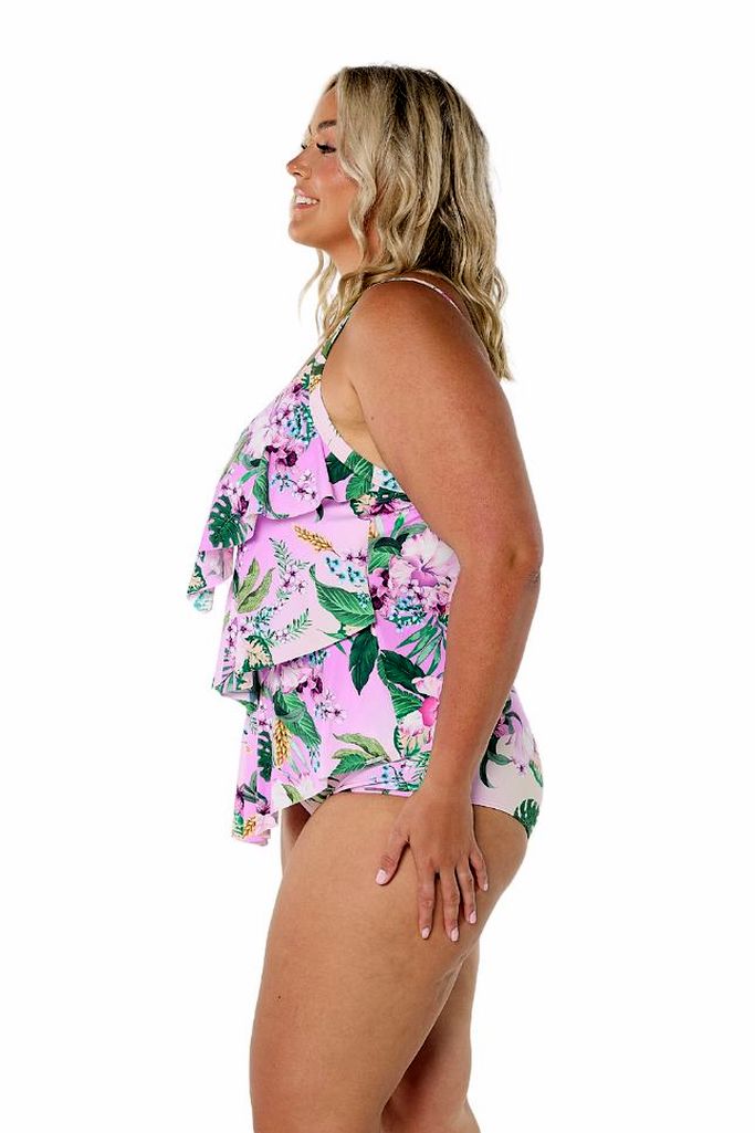 Capriosca 3 Tier Tankini Top - Honolulu