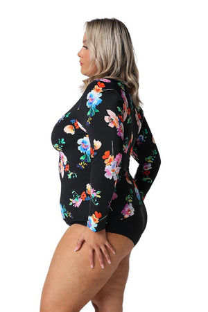 Capriosca Long Sleeve Rash Vest - Malibu