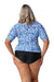 Capriosca Short Sleeve Rash Vest - Pansy