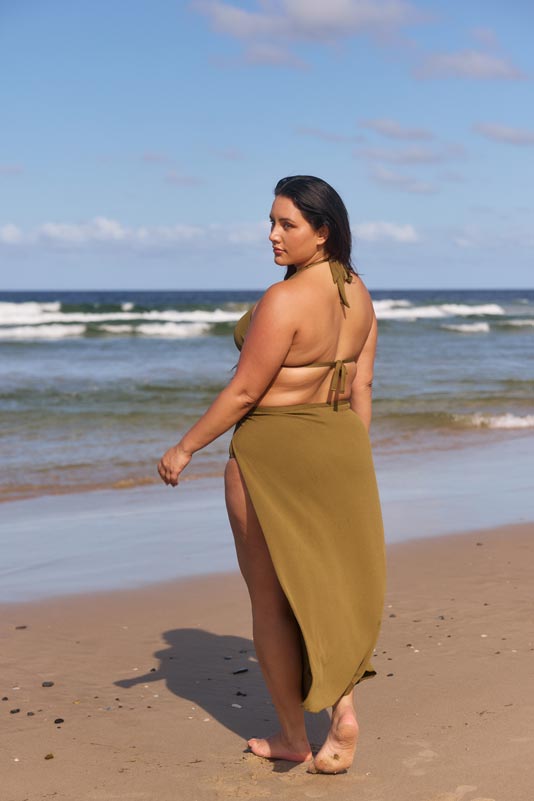 Capriosca Maxi Split Skirt - Zanzibar