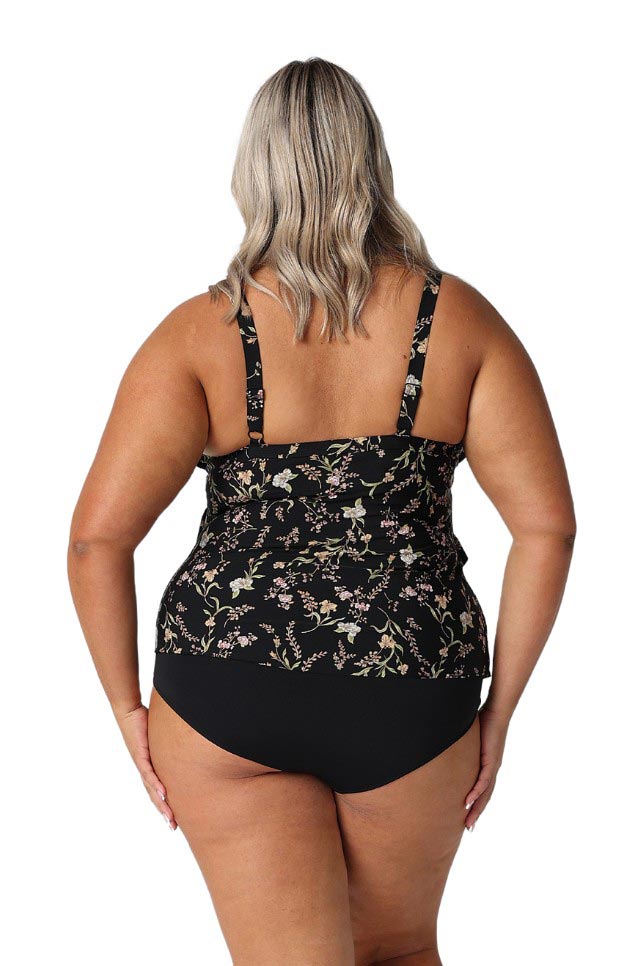 Capriosca 3 Tier Tankini Top - Wildflowers