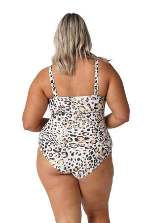 Capriosca Bandeau One Piece - Snow Leopard