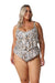 Capriosca 3 Tier One Piece - Snow Leopard