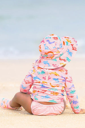 Toshi Swim Baby Rashie Long Sleeve Classic - Dishy Fishy