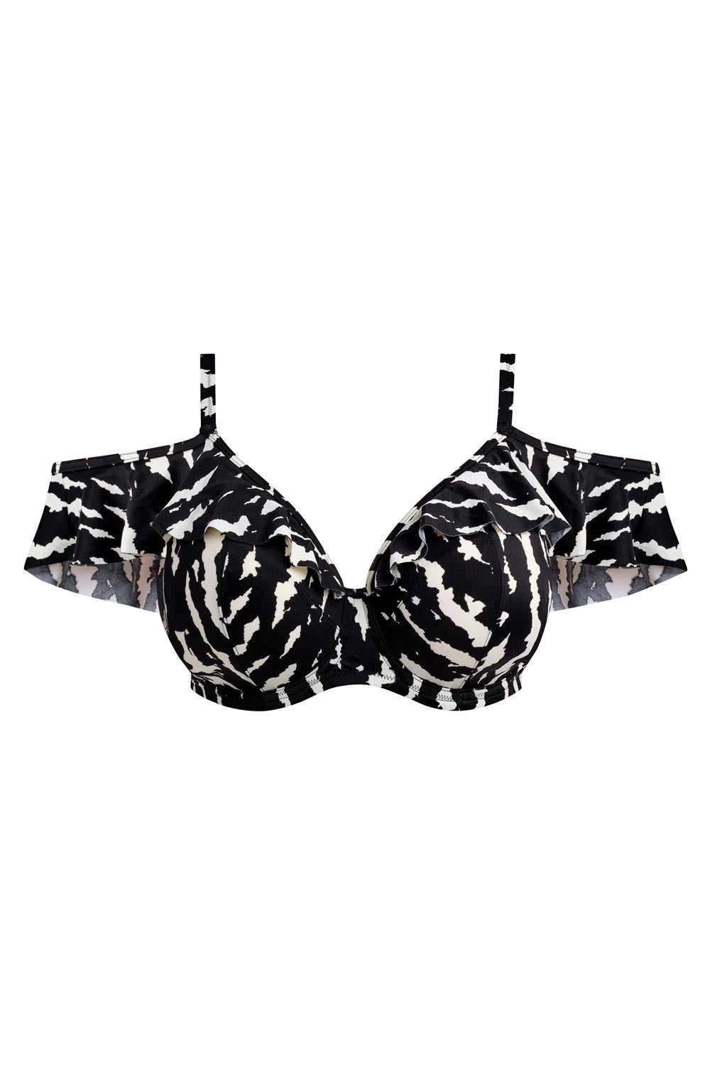 Elomi UW Plunge Bikini Top w/Sleeves - Echo Shell