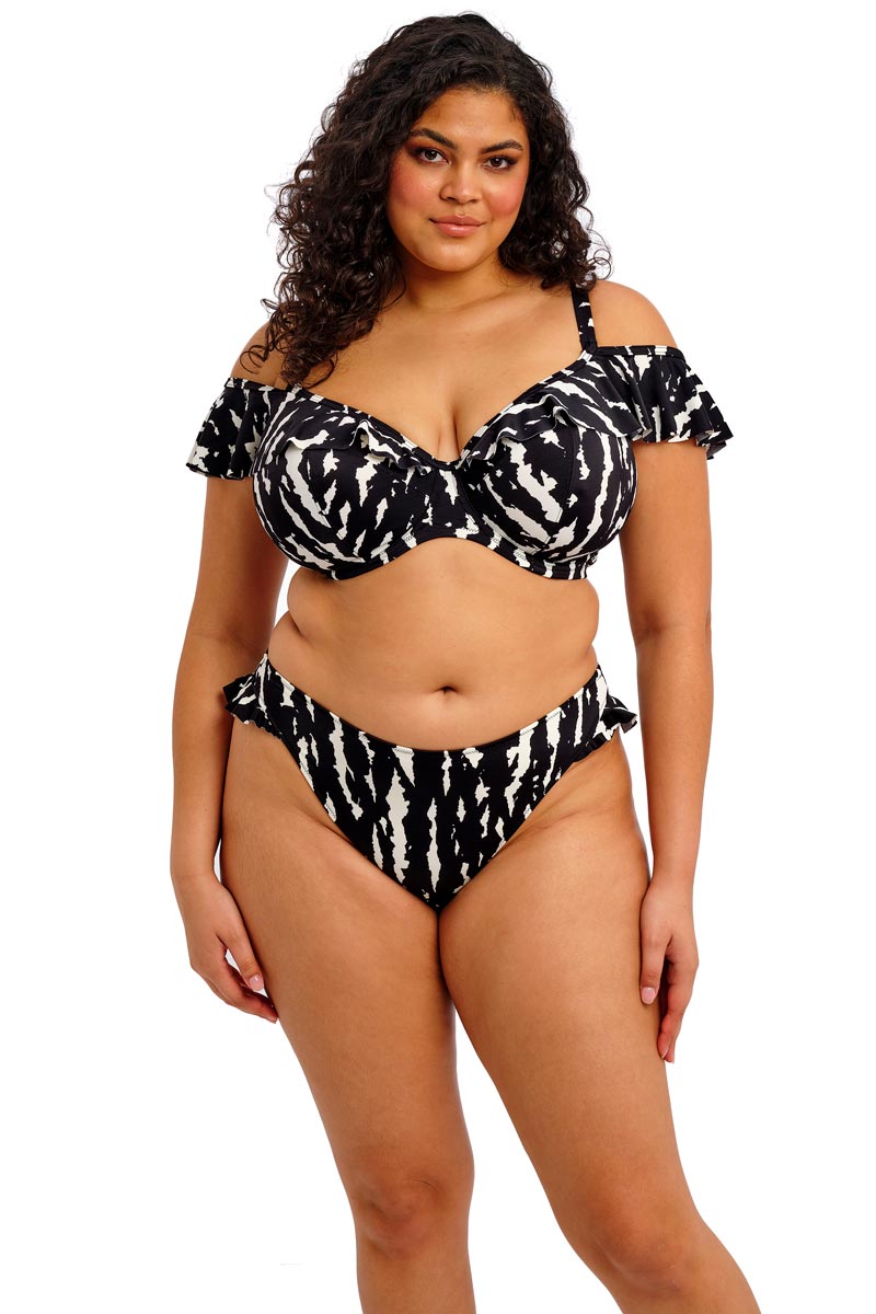 Elomi UW Plunge Bikini Top w/Sleeves - Echo Shell