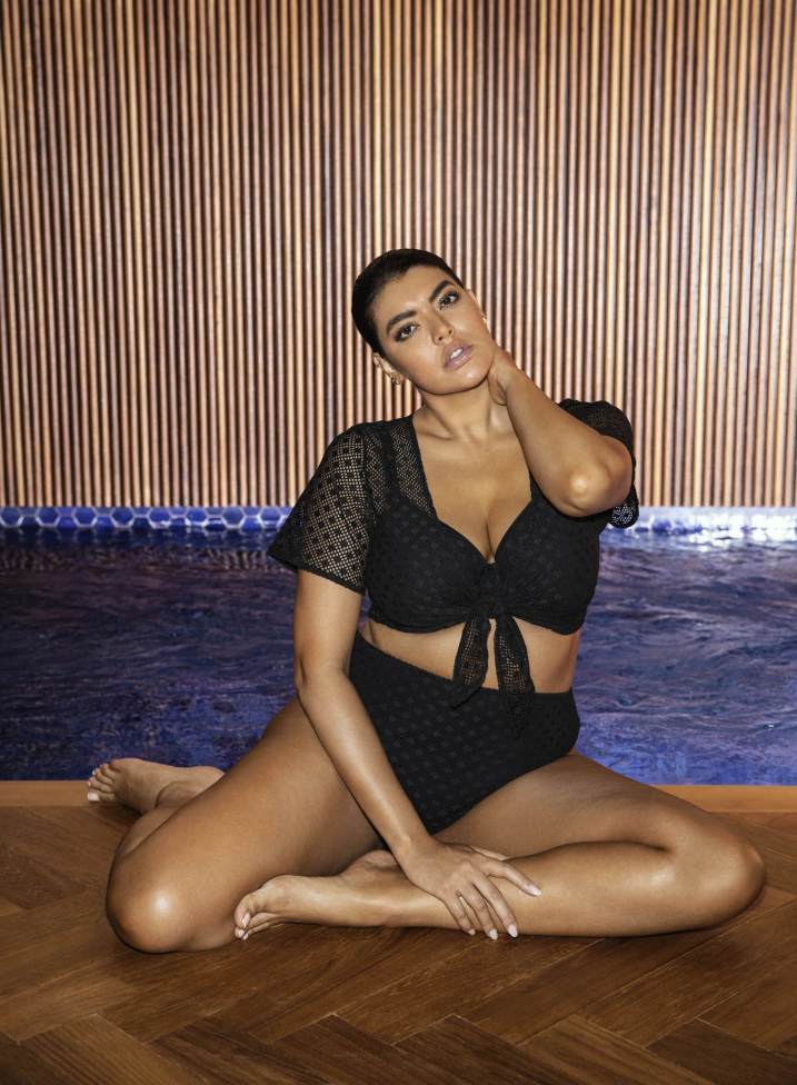 Elomi Mid Rise Bikini Brief - Bazaruto Black