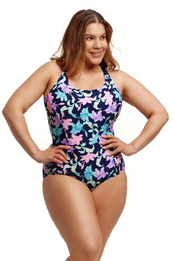 Funkita Ladies Brace Me Back One Piece - Fast Flow