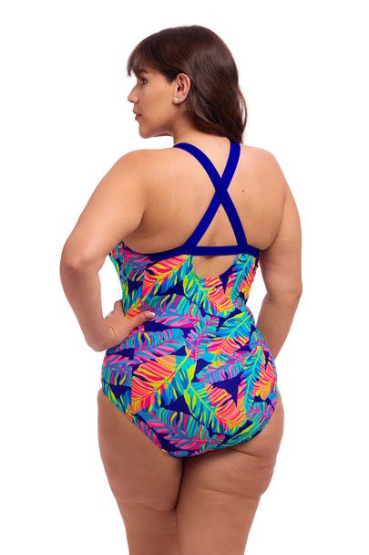 Funkita Ladies Form Brace Me Back One Piece Leaving Today
