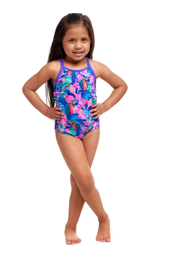Funkita Toddler Girls One Piece - Birds Gone Wild
