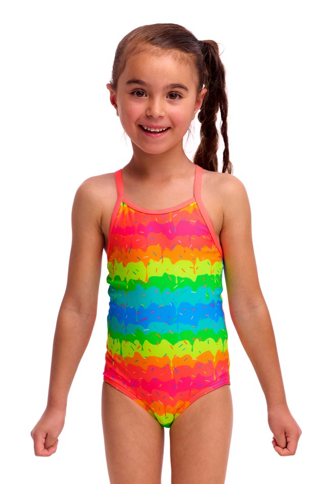Funkita Toddler Girls Printed One Piece - Melting Mayhem