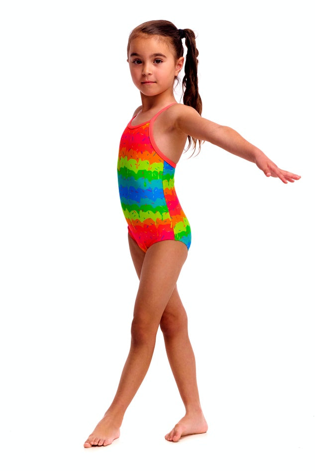 Funkita Toddler Girls Printed One Piece - Melting Mayhem