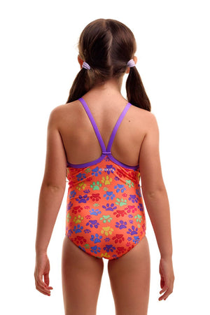 Funkita Toddler Girls Printed One Piece - Paw Paw image 2