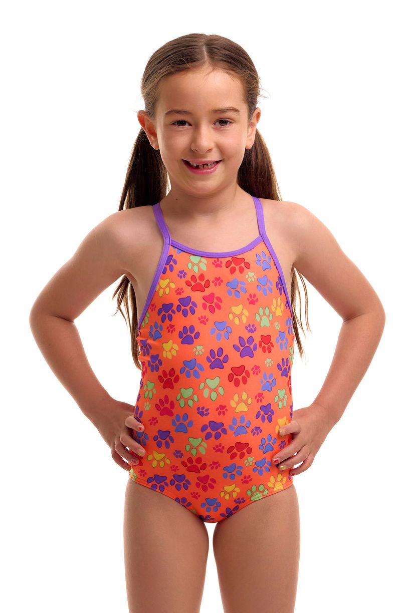 Funkita Toddler Girls Printed One Piece - Paw Paw image 3