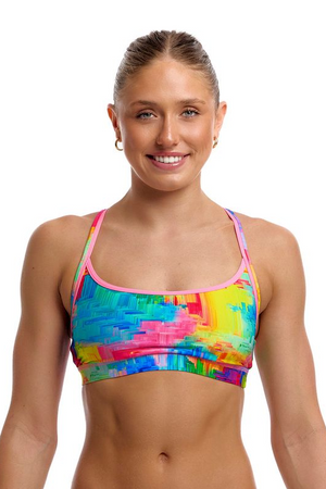 Funkita Ladies Sports Top - Falling Colours