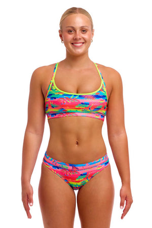 Funkita Ladies Sports Brief - Free Foliage