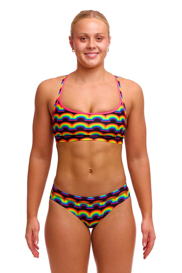 Funkita Ladies Sports Brief - Rainbowie