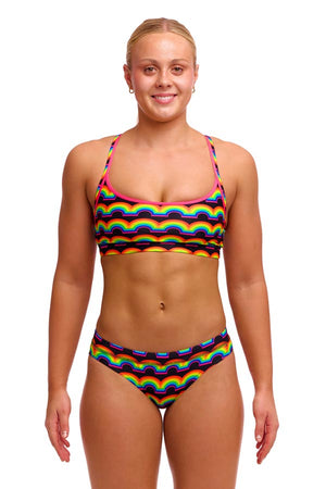 Funkita Ladies Sports Brief - Rainbowie