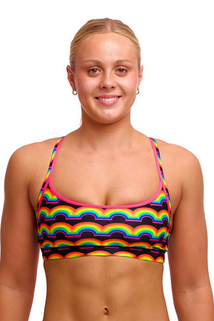 Funkita Ladies Sports Top - Rainbowie