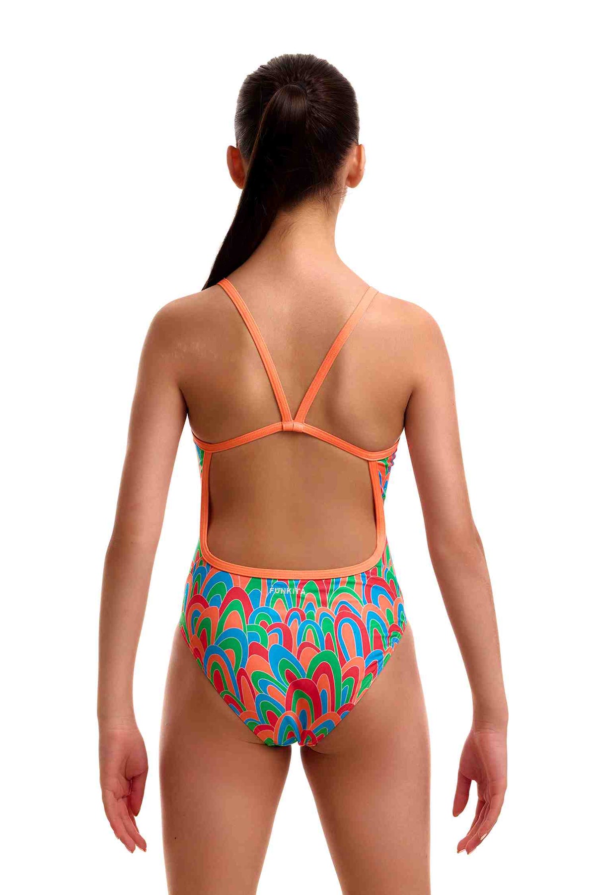 Funkita Girls Single Strap One Piece - Hush Puffy