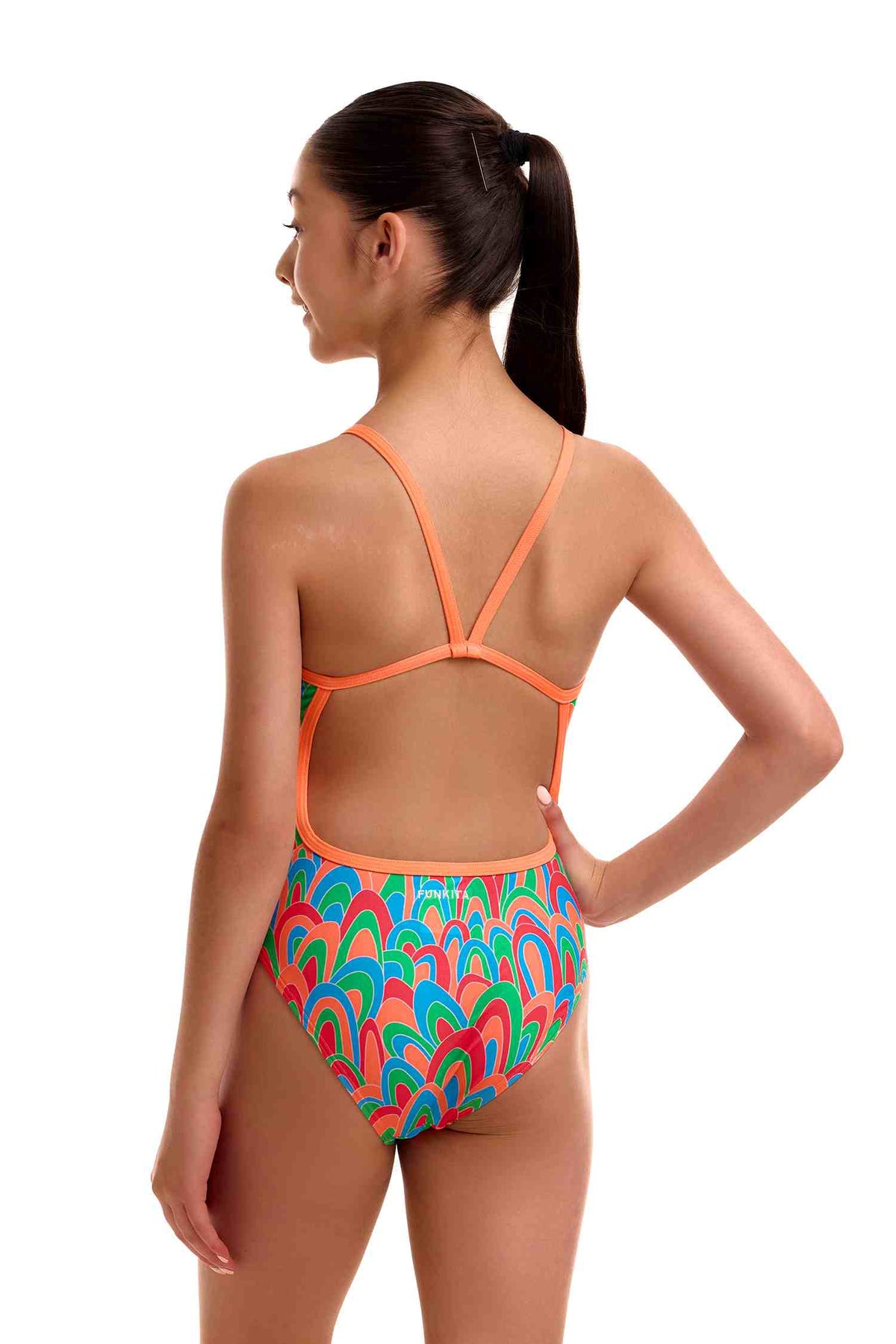 Funkita Girls Single Strap One Piece - Hush Puffy
