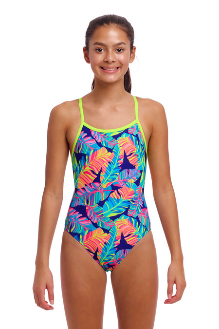 Funkita Girls Single Strap One Piece Leaving Today