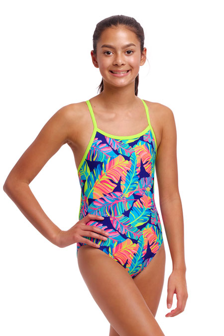 Funkita Girls Single Strap One Piece Leaving Today