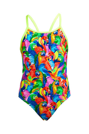 Funkita Girls Diamond Back One Piece - Bright Birds