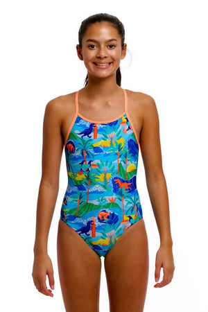 Funkita Girls Diamond Back One Piece - Duuude